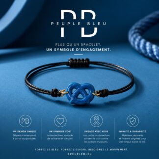 Bracelet Bretzel #PEUPLEBLEU
